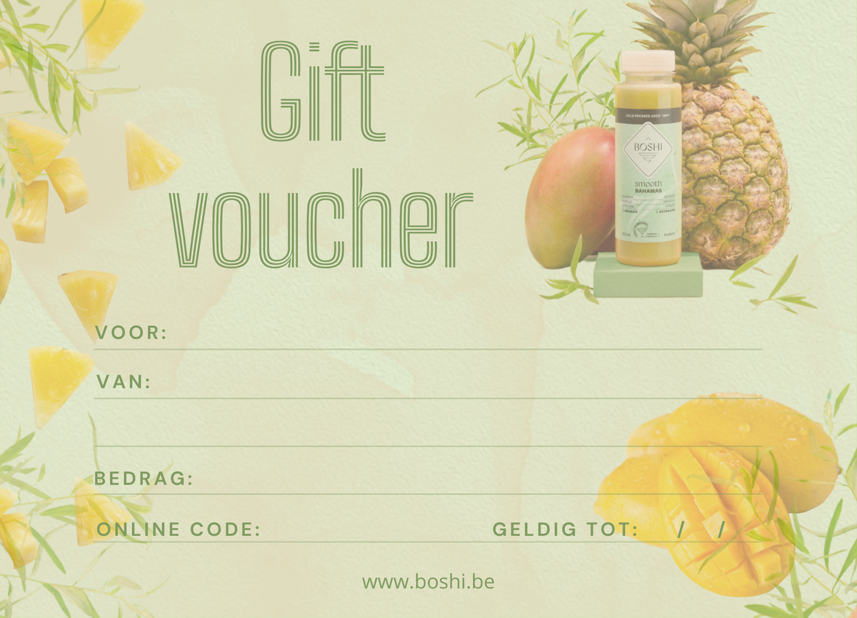 Boshi cadeaubon als eindejaarsgeschenk voor personeel