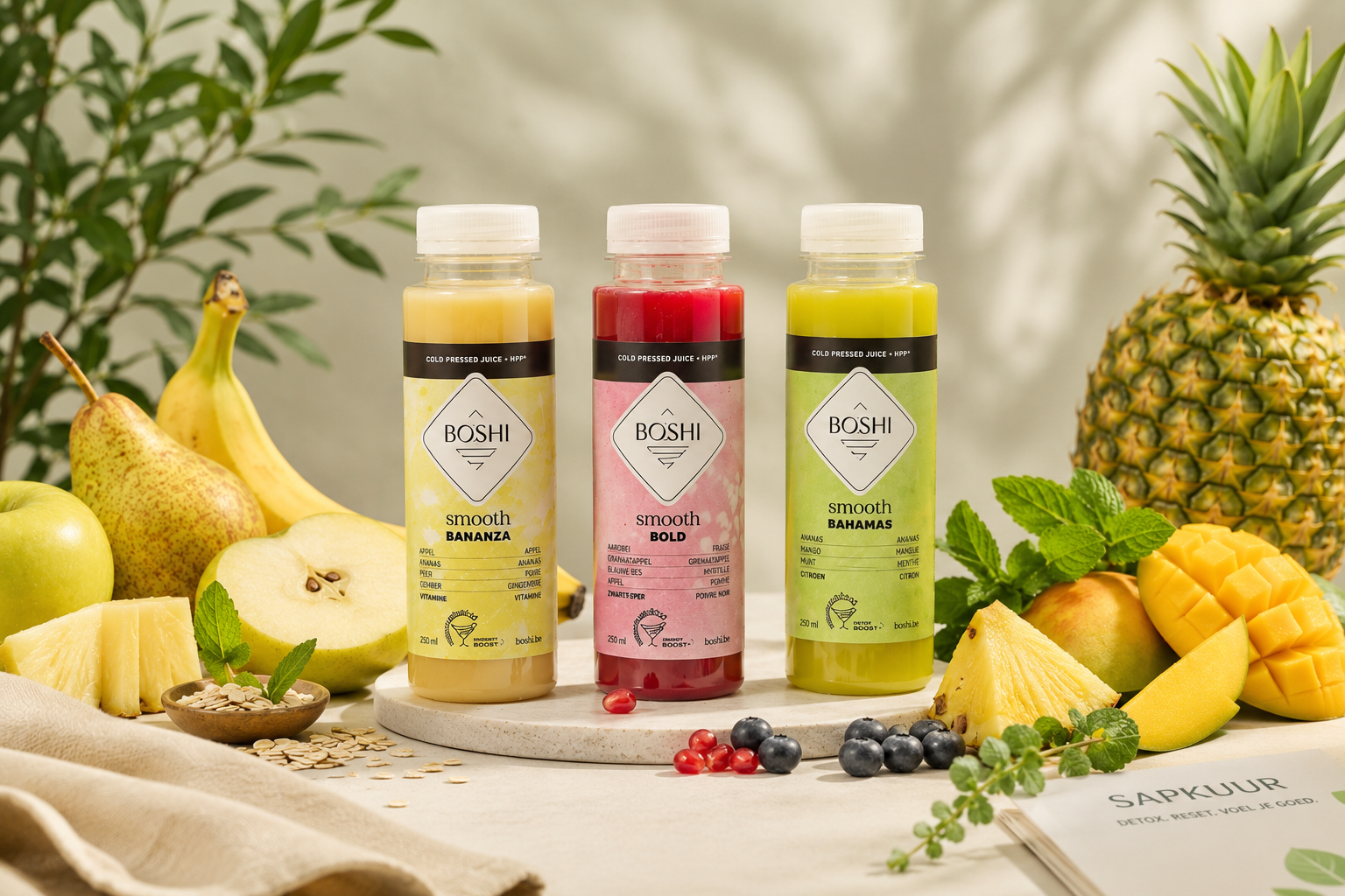 Sapkuur eerlijk uitgelegd: verse koudgeperste sappen met fruit en groenten