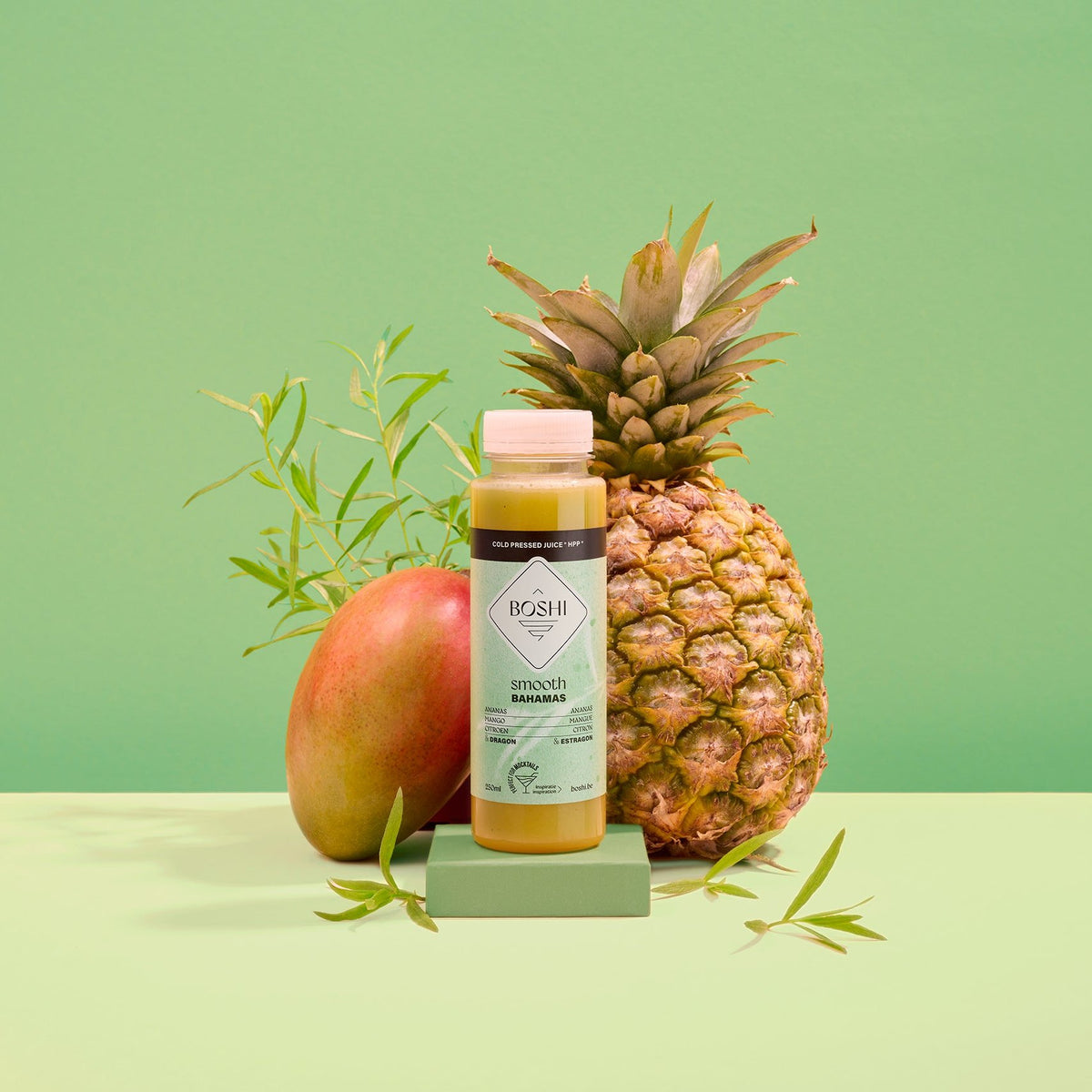 Boshi Bahamas — koudgeperst ananas-mango sap